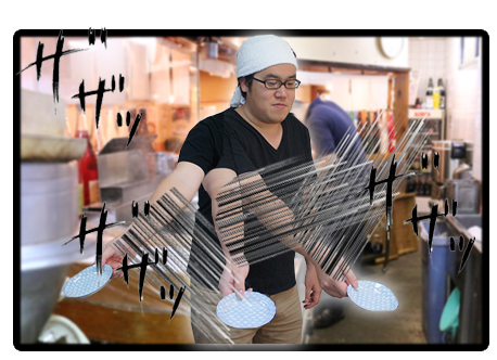 練習中