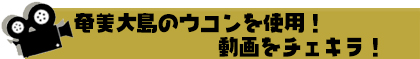 奄美大島のウコンを使用!